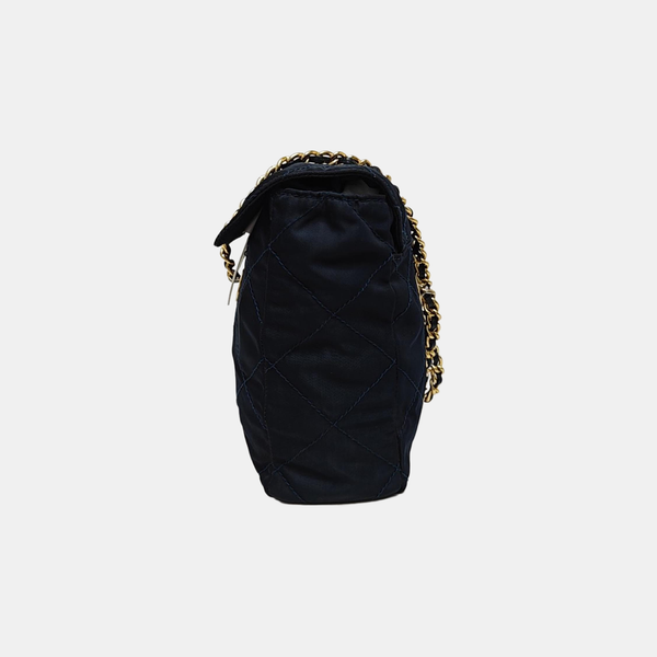 Nylon Quilted Nylon Blue
