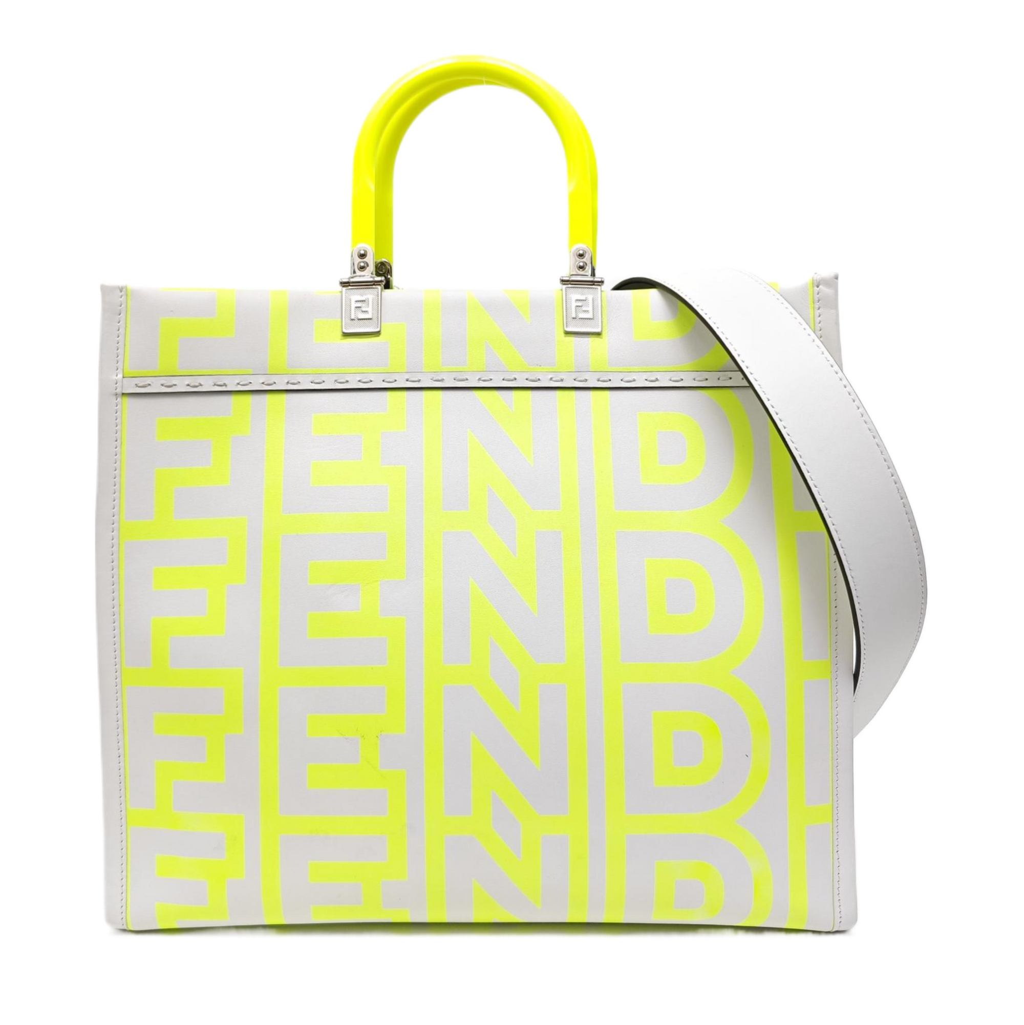 Calfskin Top Handle Bag White