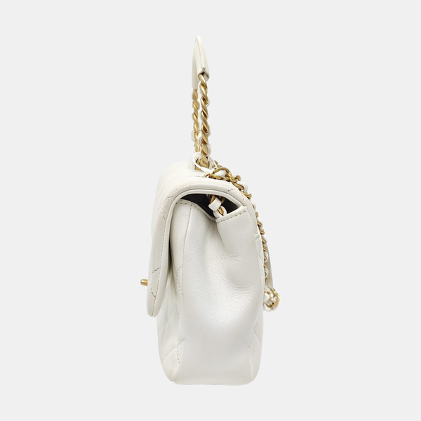 IN THE LOOP Quilted Lambskin White