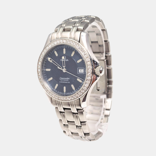 36.3mm Blue Quartz Watch