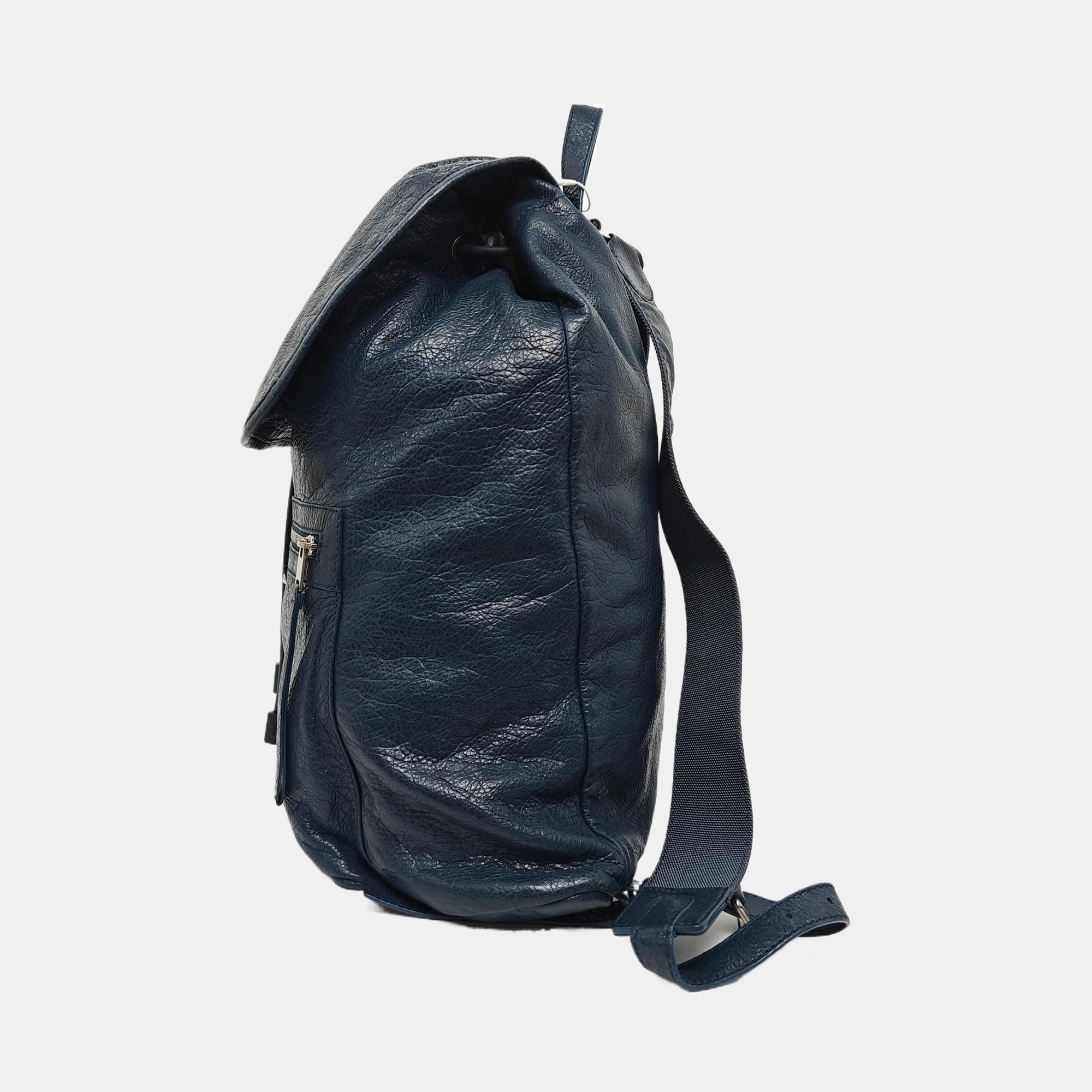Classic City Medium Leather Blue