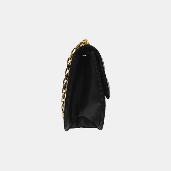 Dioraddict Cannage Calfskin Black