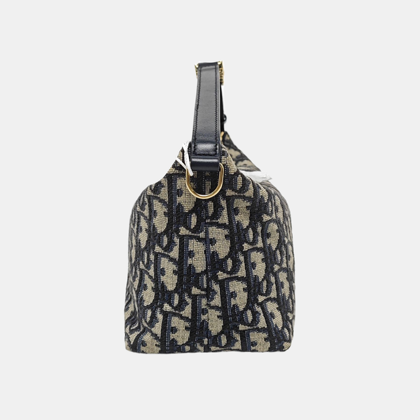 Diortravel Nomad Medium Oblique Canvas Beige