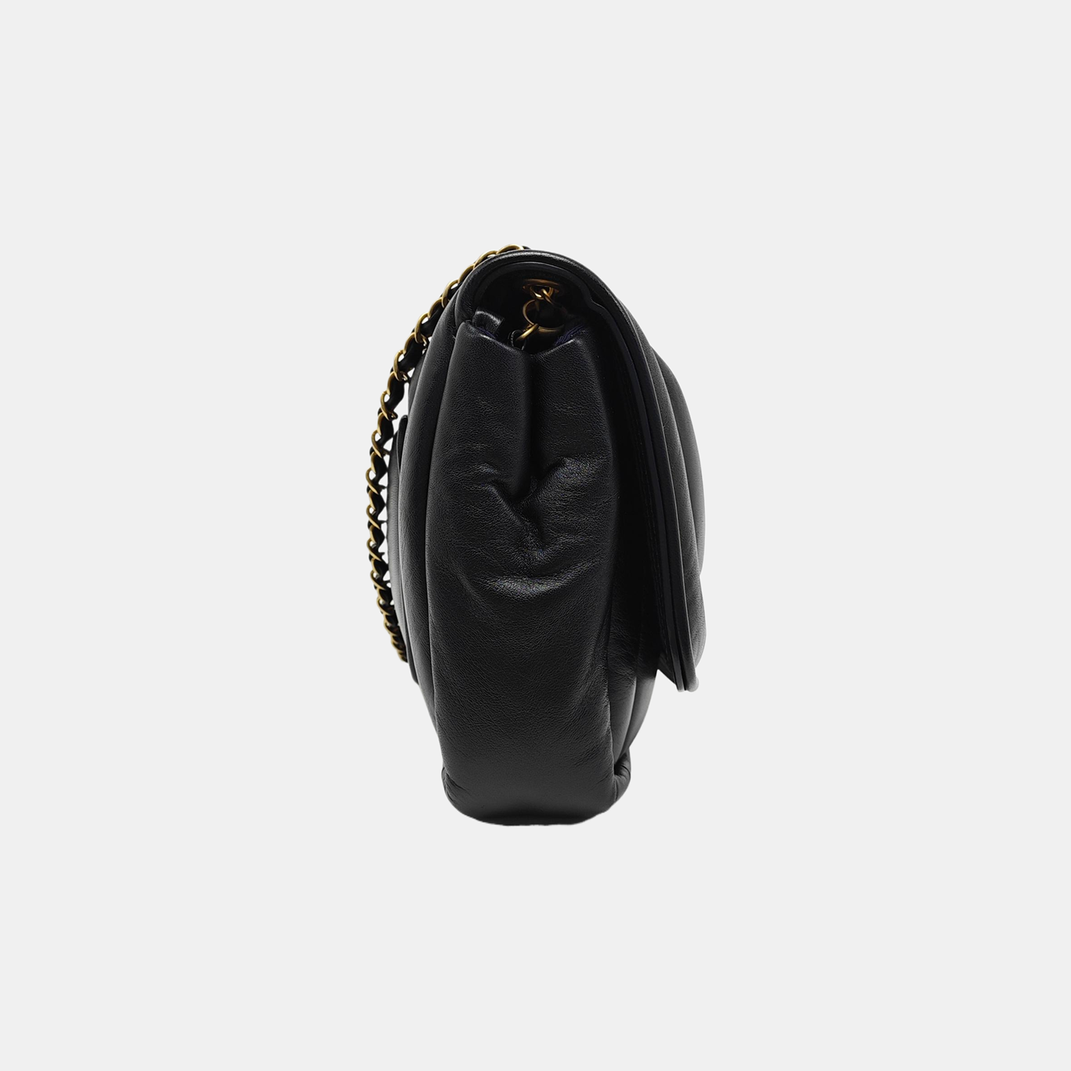 Vintage Puffy Lambskin Black