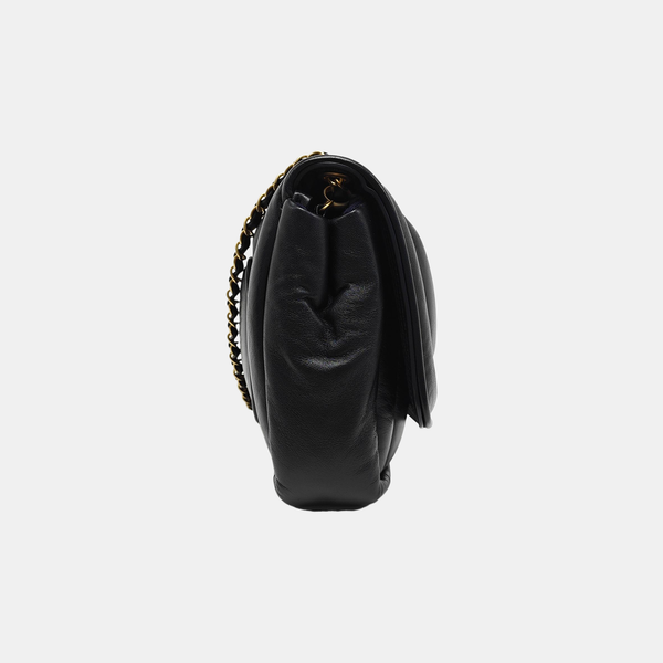 Vintage Puffy Lambskin Black