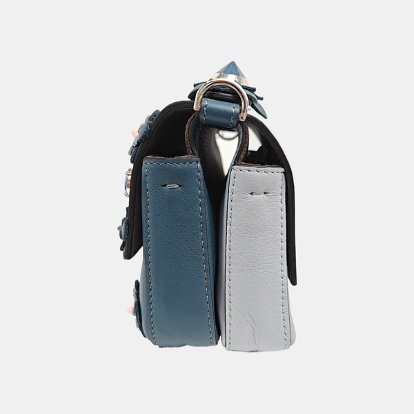 Calfskin Shoulder Bag Multicolor
