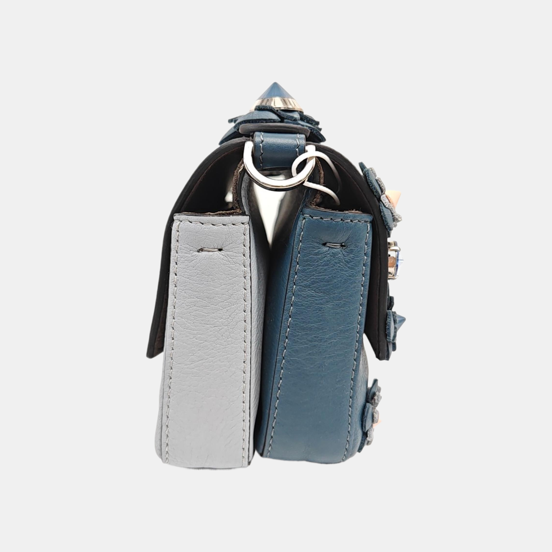 Calfskin Shoulder Bag Multicolor