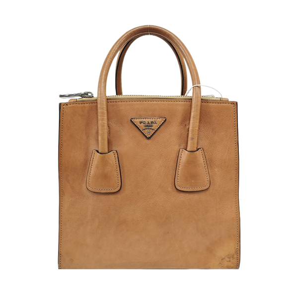 Galleria Small Calfskin Brown