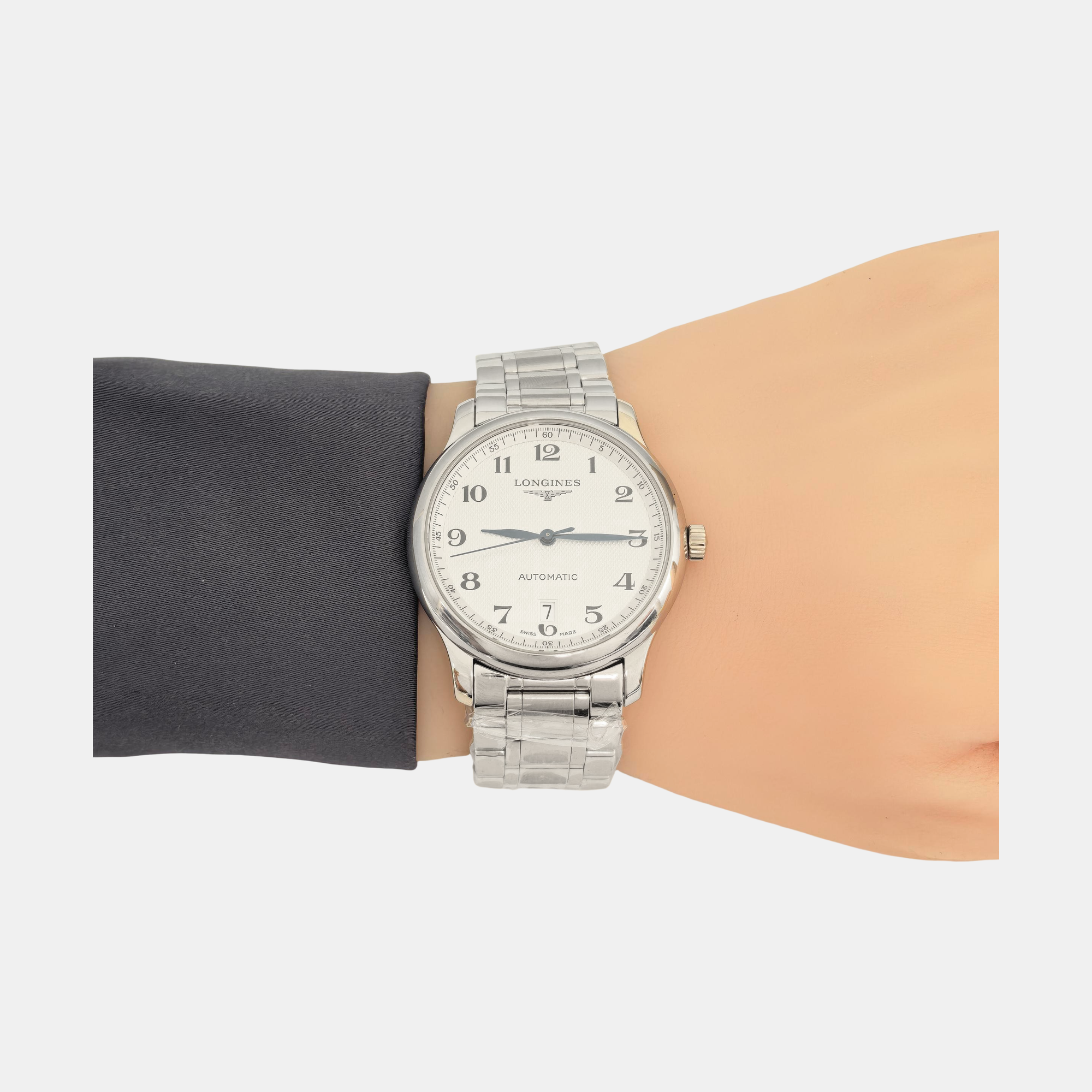 Master Control 38.5mm White Automatic Watch