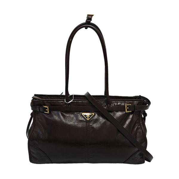 Bonnie Large Calfskin Brown