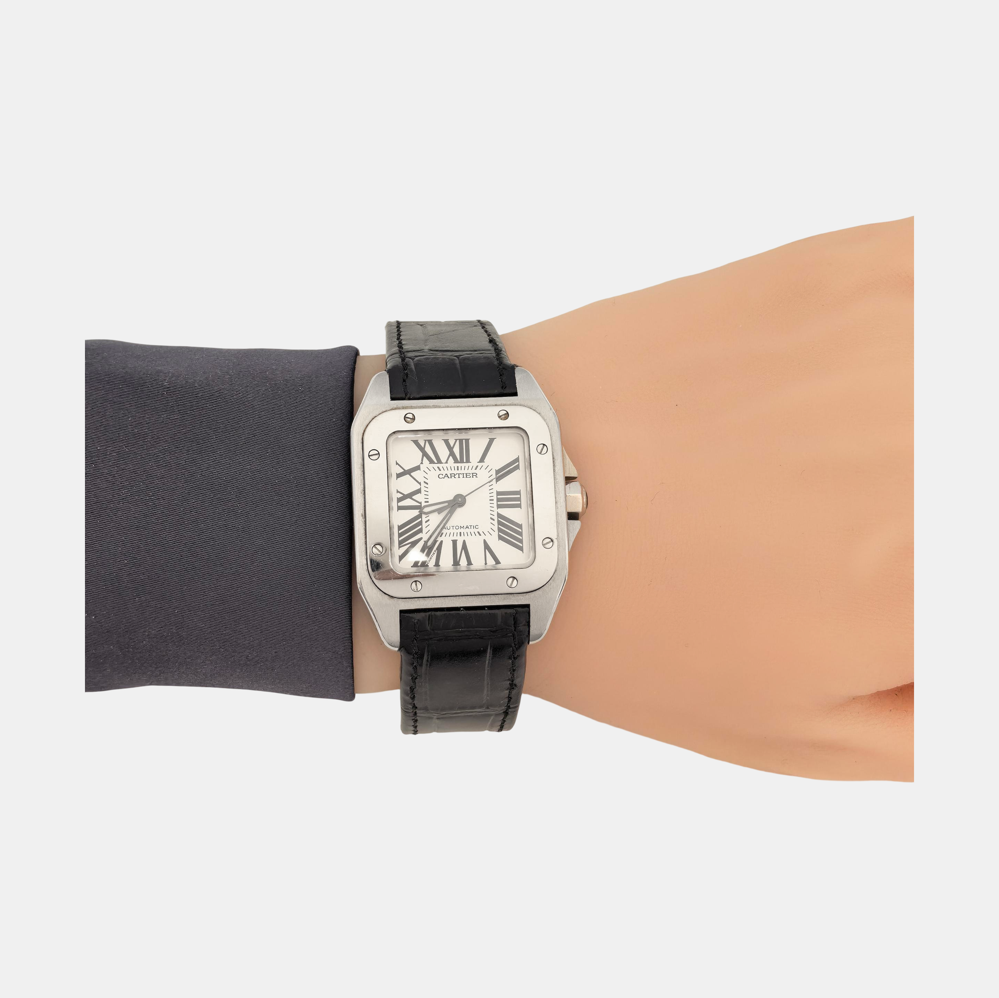 32.7mm White Automatic Watch
