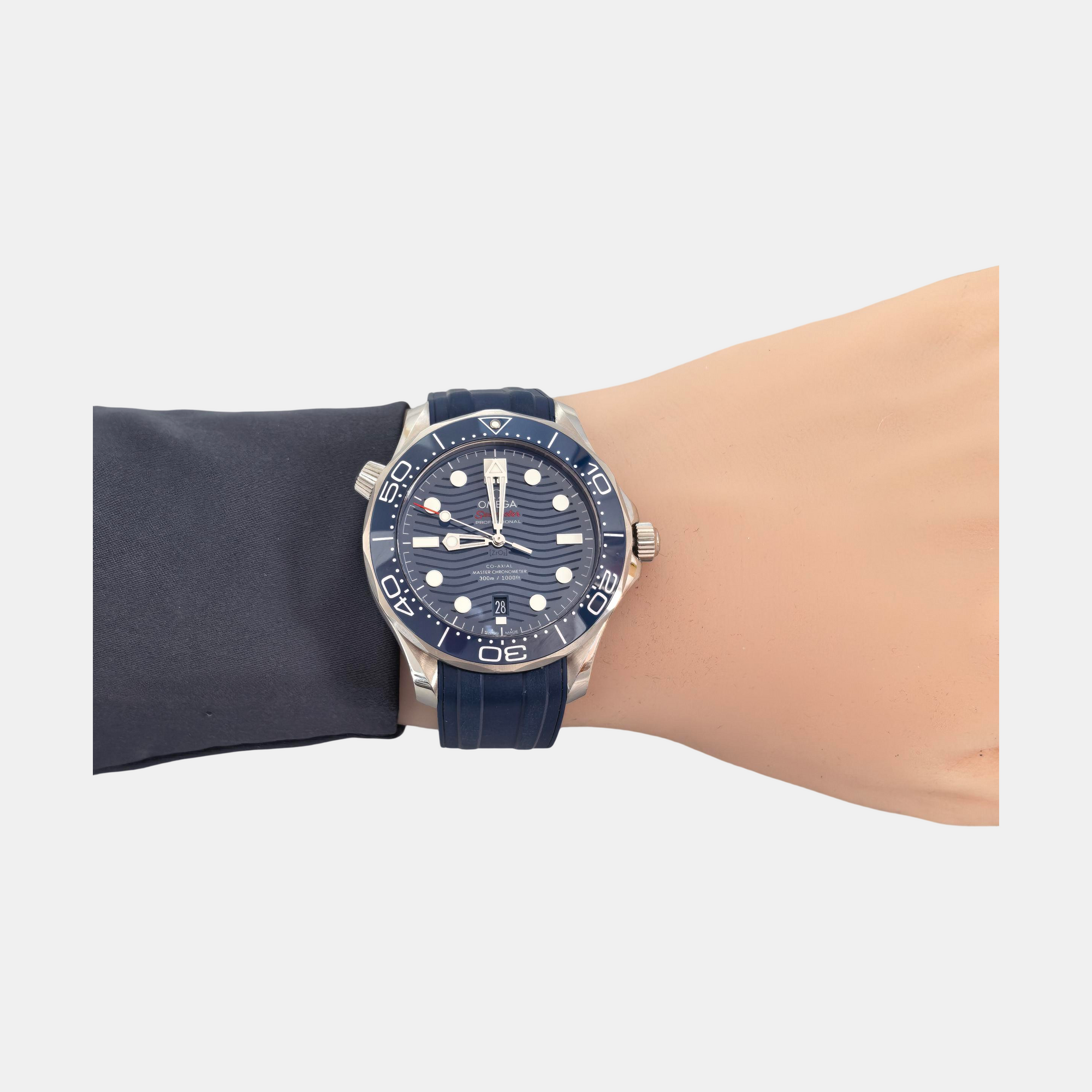 Seamaster 42mm Navy Blue Automatic Watch