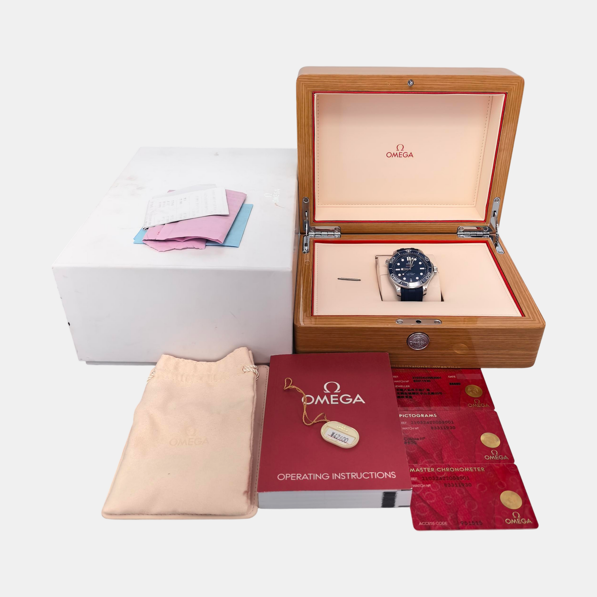 Seamaster 42mm Navy Blue Automatic Watch