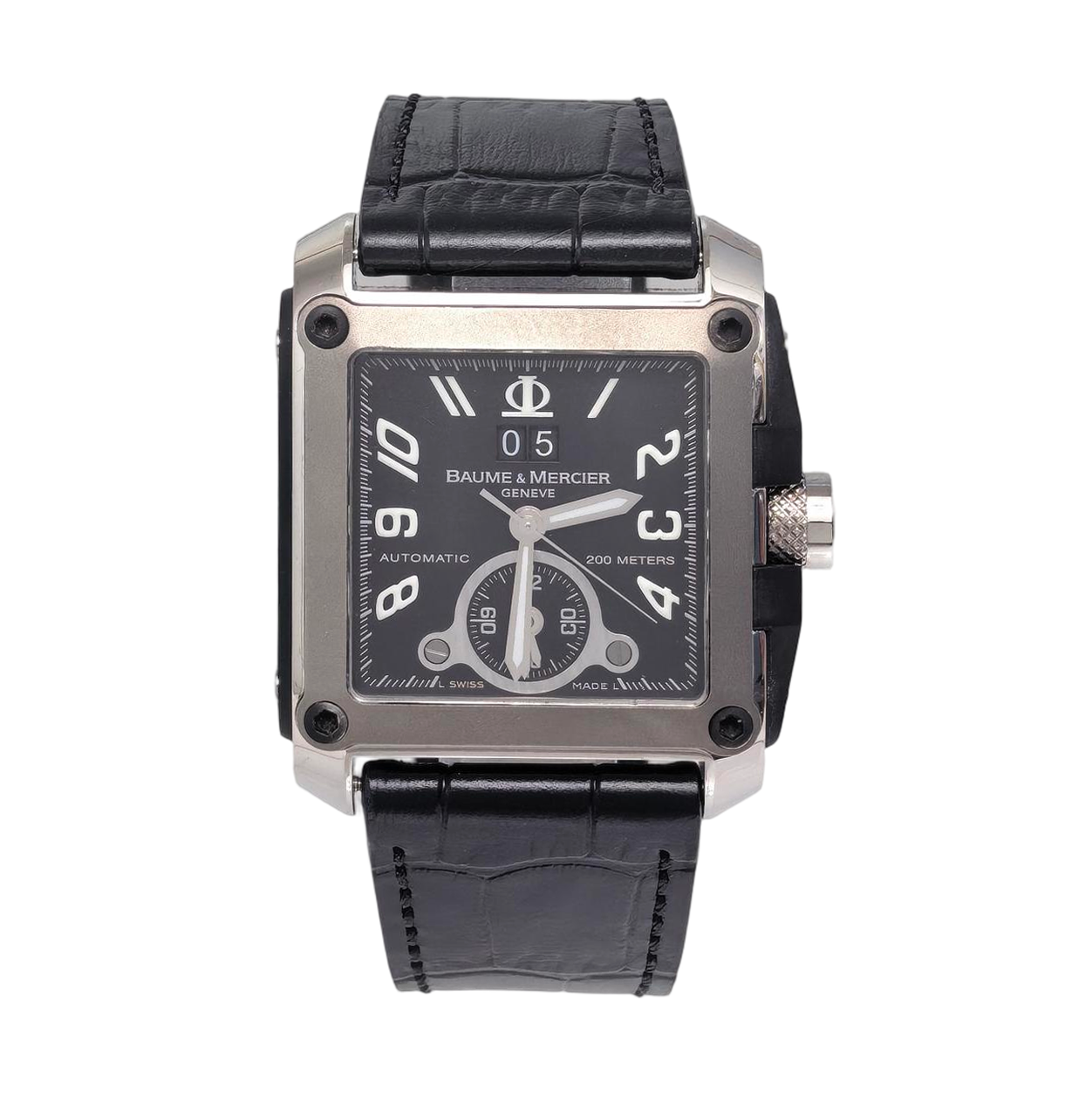 Hampton 37.6mm Black Automatic Watch