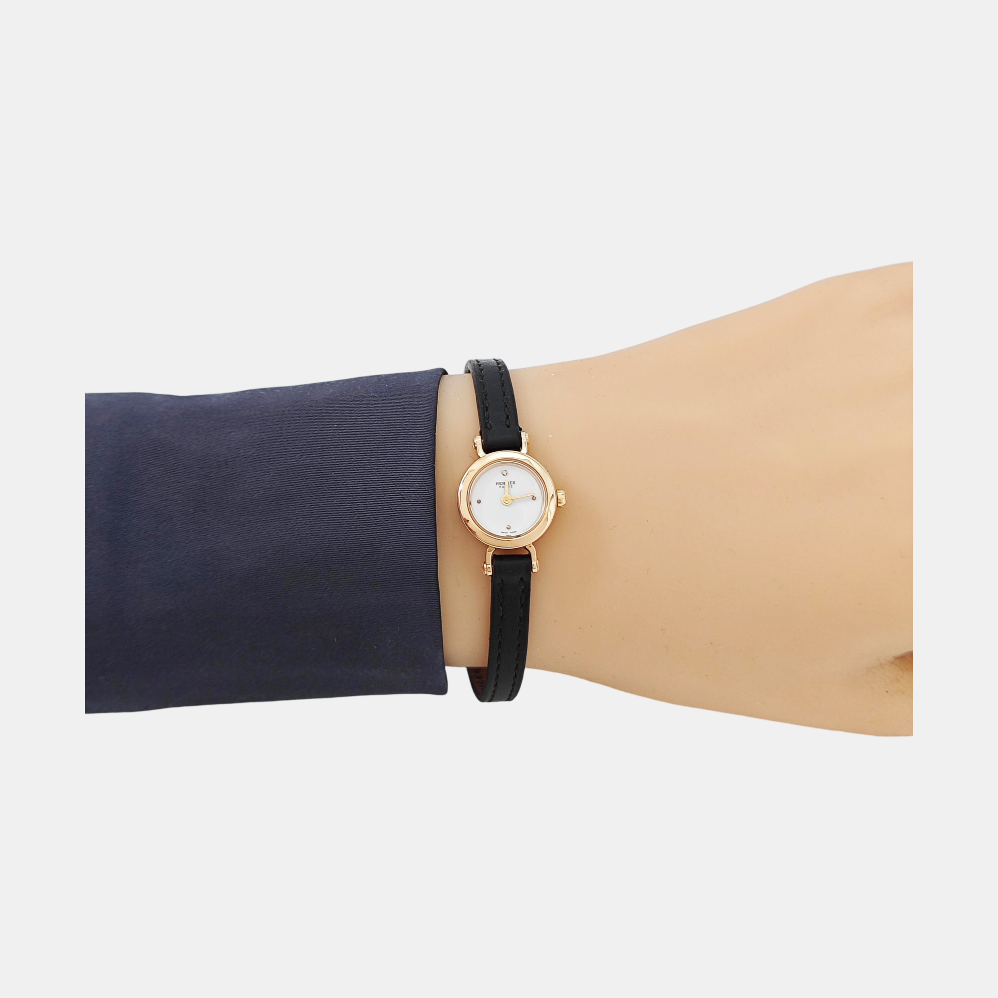 Faubourg 15.5mm White Quartz Watch