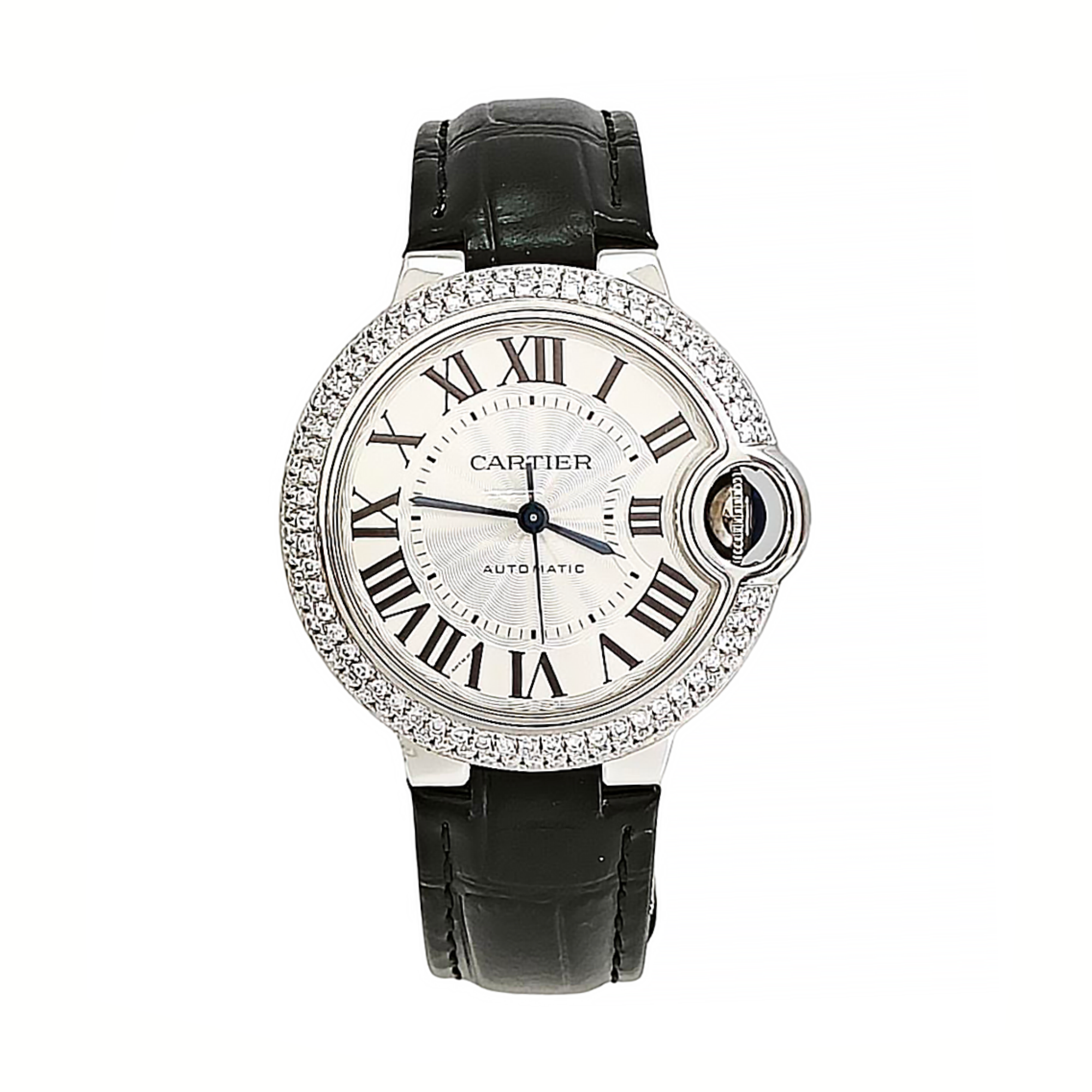 Ballon Bleu de Cartier 33mm Silver Automatic Watch