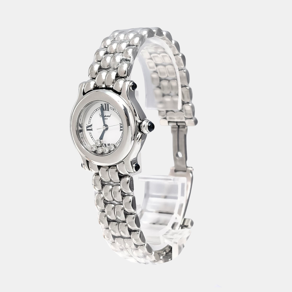 Happy Diamonds 26mm Silver Quartz Watch