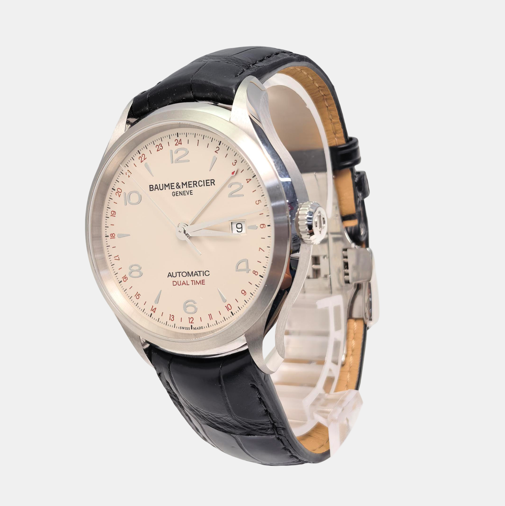 Clifton 43mm Silver Automatic Watch