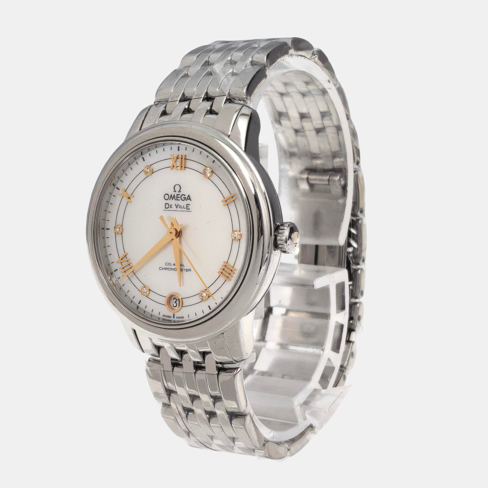 De Ville 32.7mm White Automatic Watch