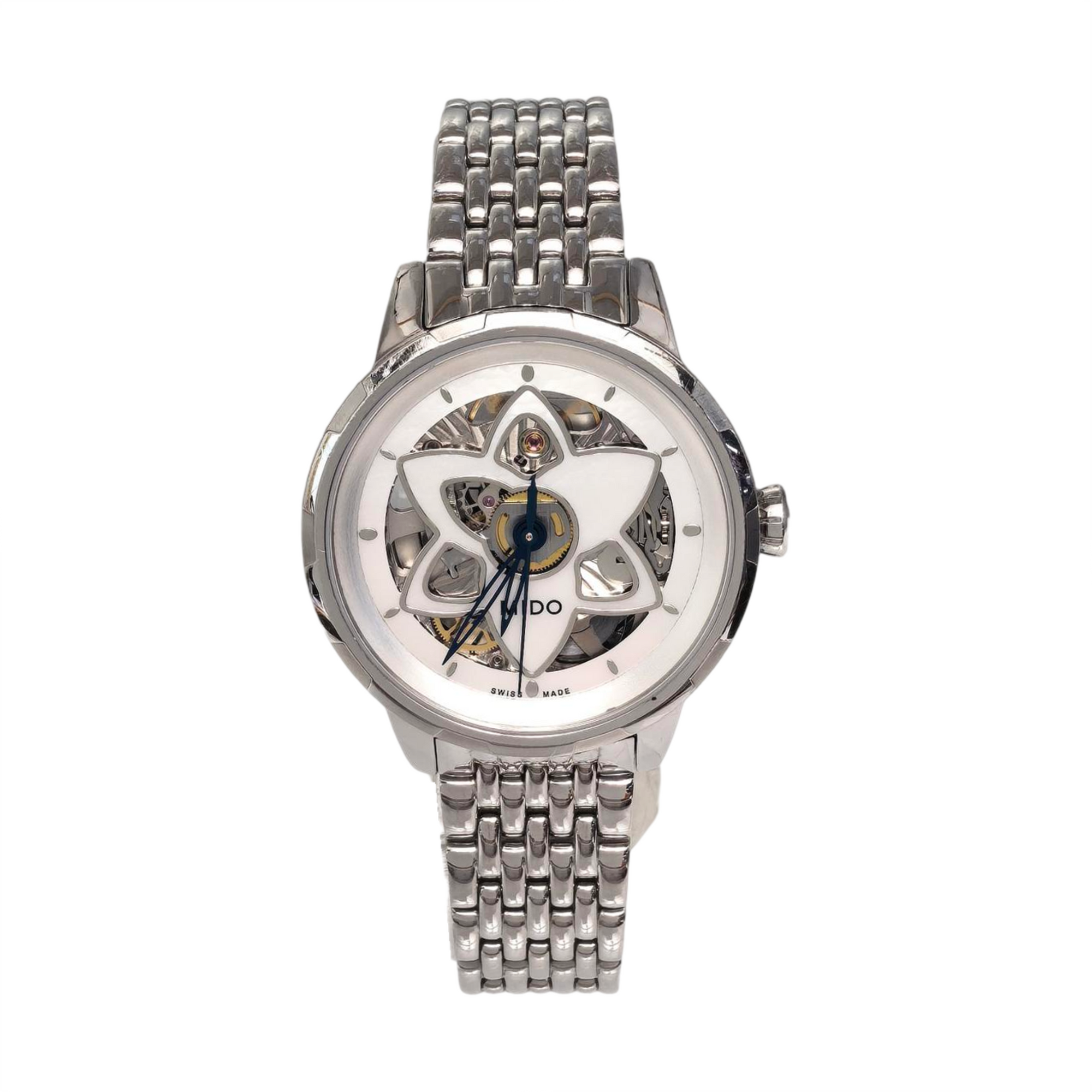 Rainflower 34mm White Automatic Watch