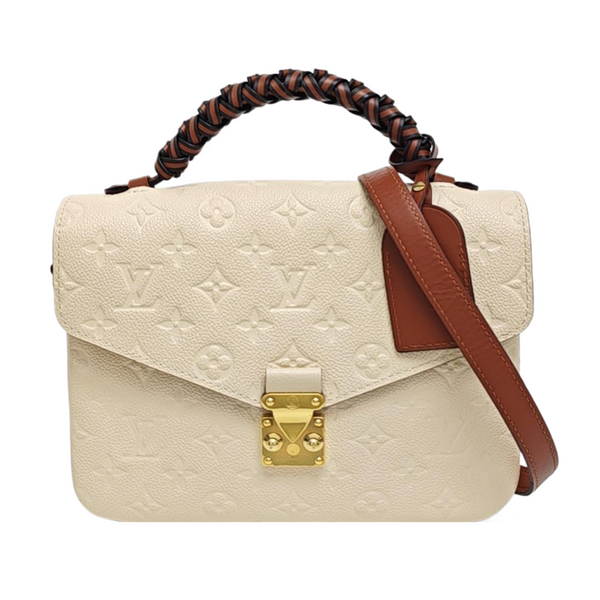 MÉTIS MM Monogram Calfskin White