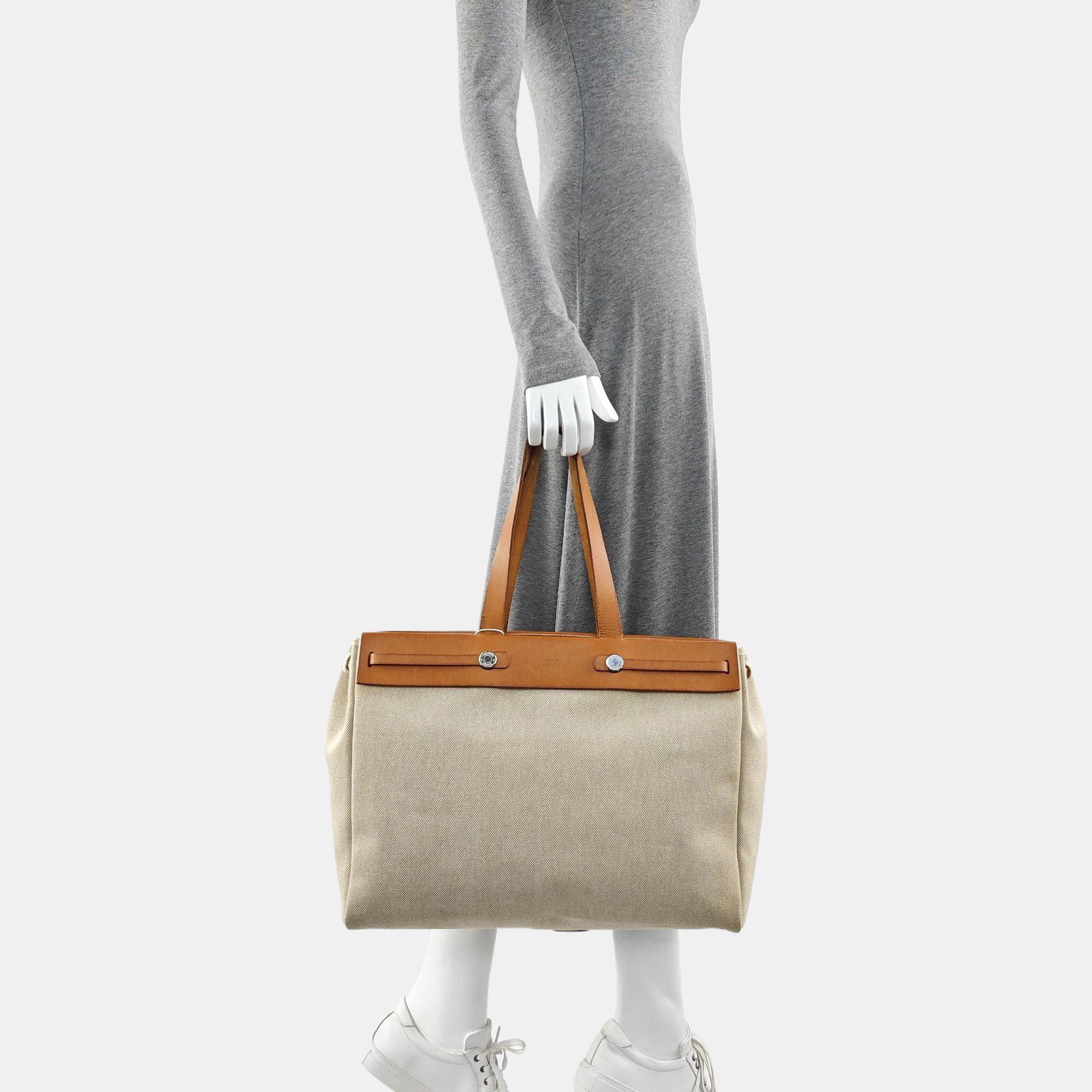 Herbag Cabas Canvas White