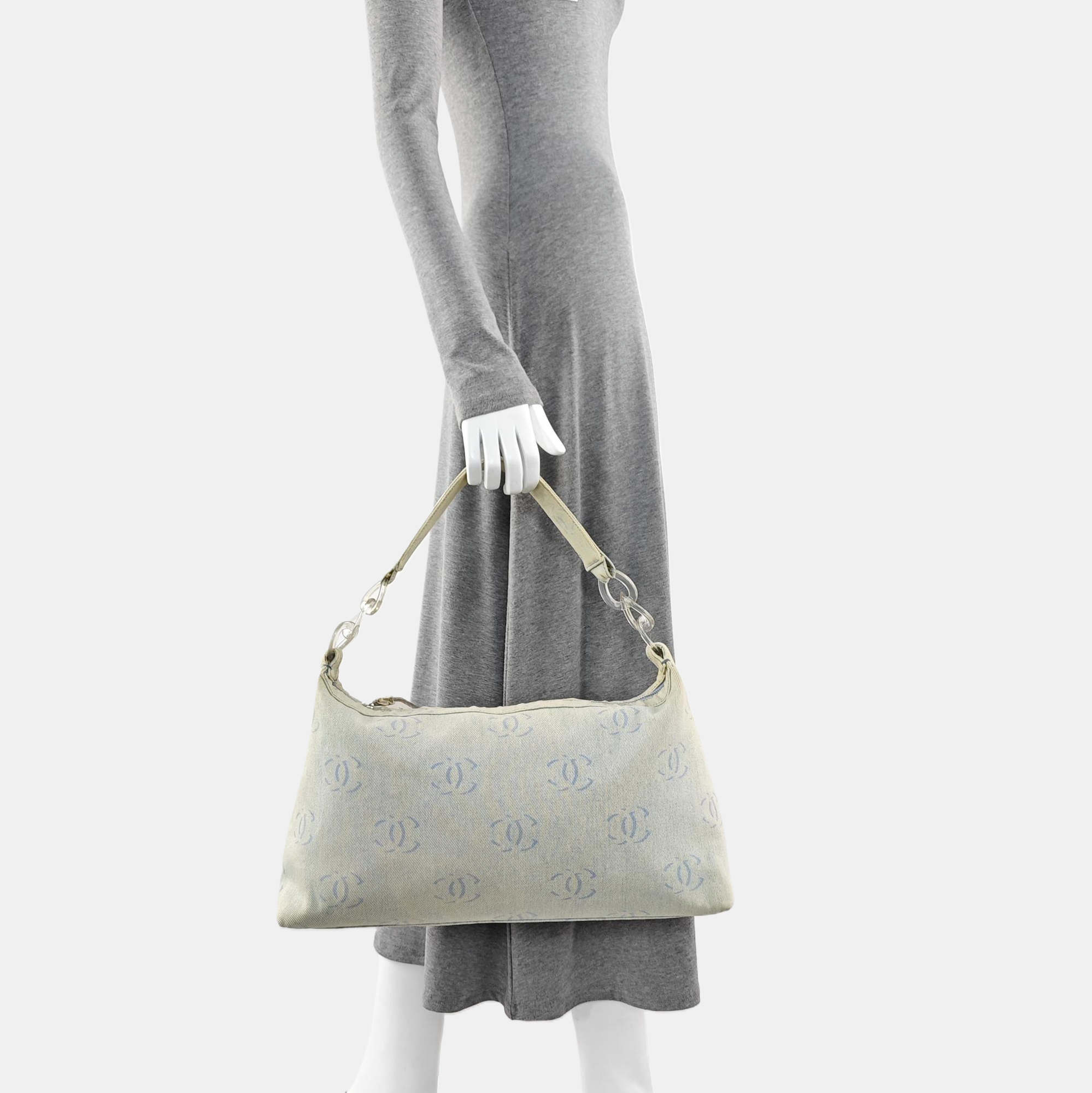 Canvas Shoulder Bag Blue