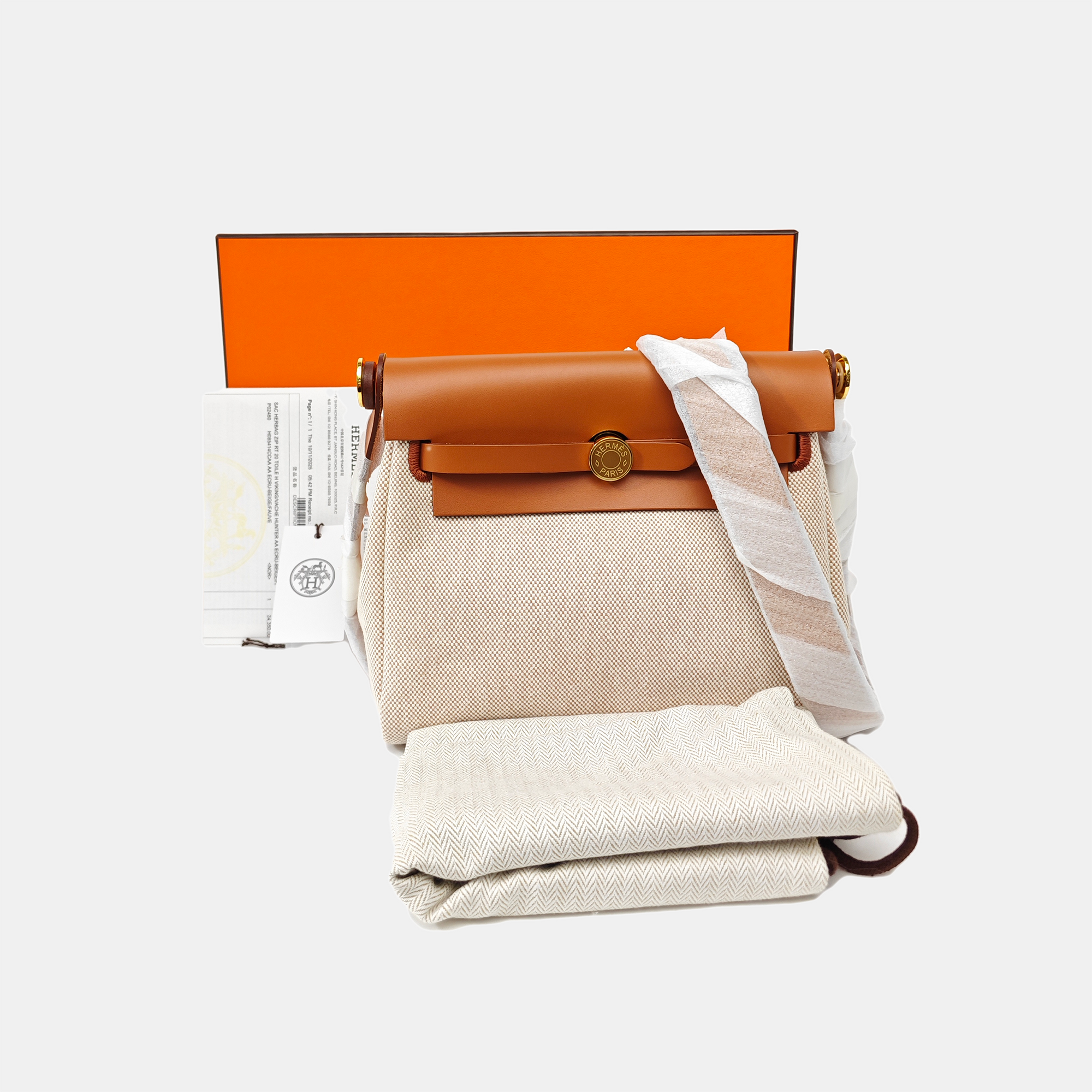 Herbag Zip Canvas White