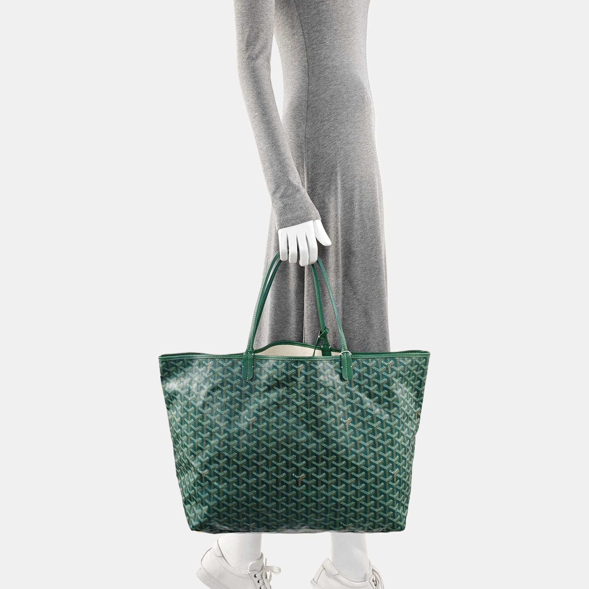 Saint Louis GM Coated Canvas Green